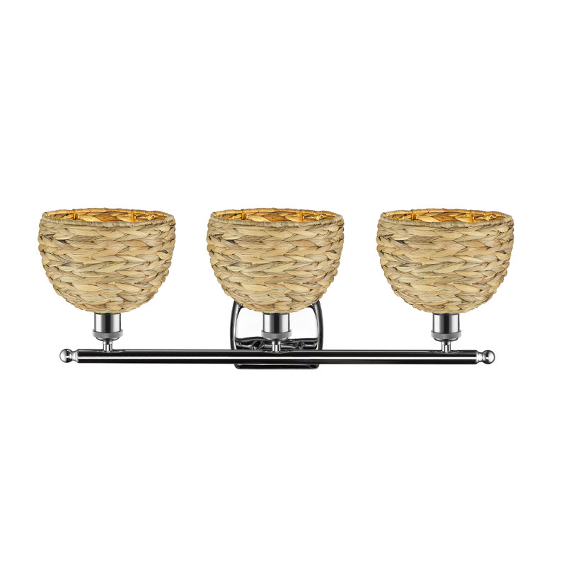 Bacarri 3 - Light Dimmable Vanity Light, Polished Chrome