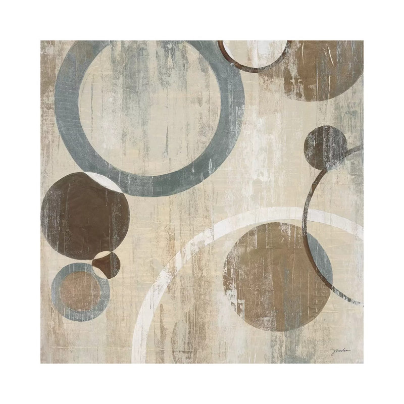 Orlando Mod Circles I by Liz Jardine - Wrapped Canvas Painting, 66.04 cm H x 66.04 cm W x 3.175 cm D