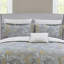 Cotton Sateen Floral Duvet Cover-622910719