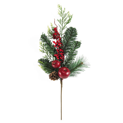 Vaporisateur de Noël artificiel mixte pomme de pin, pomme de pin et feuille de pin