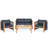 Acacia 8 - Person Patio Conversation Set with Cushions