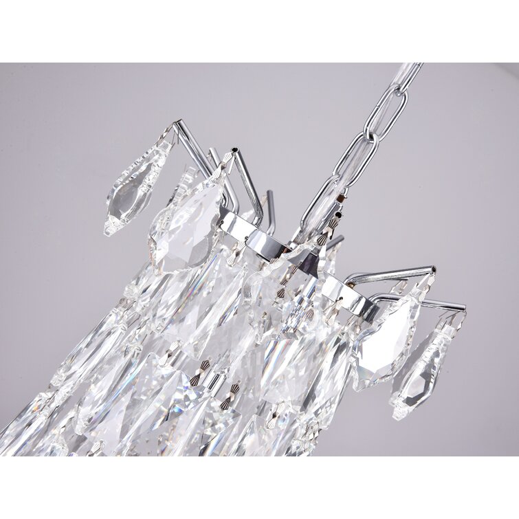 Empire 6 Arm Chandelier With Storm Glasses (730P6G) - The