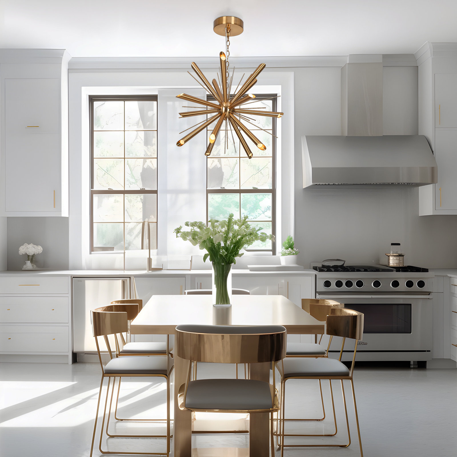 Alexandre Iron 15-Light Chandelier