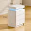 45cm W Manufactured Wood Bedside Table-125796270