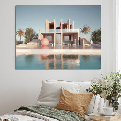 «Architectural Grace Futuristic Minimal», reproduction d'art sur toile
