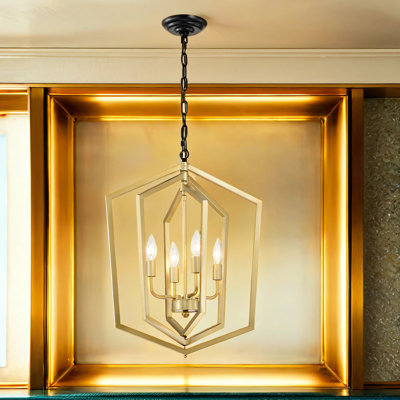 4-Light Farmhouse Kitchen Chandeliers (E12 Bulbs Not Included)