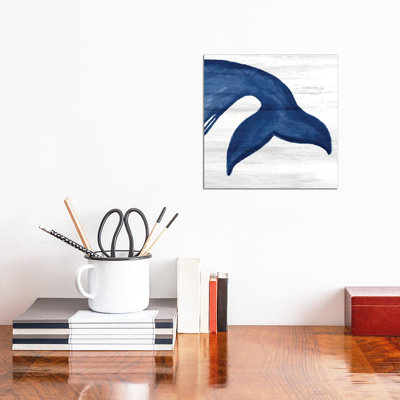 Whale Tails III 1 Piece Wrapped Canvas Wall Art