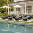 Salcombe Foldable Reclining Outdoor Chaise Lounge (Set of 4)