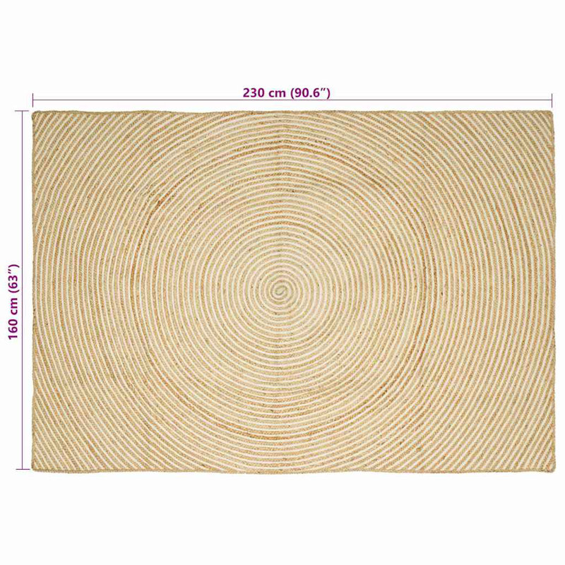 Solid Colour Standard Area Rug, Rectangle 160 x 230cm