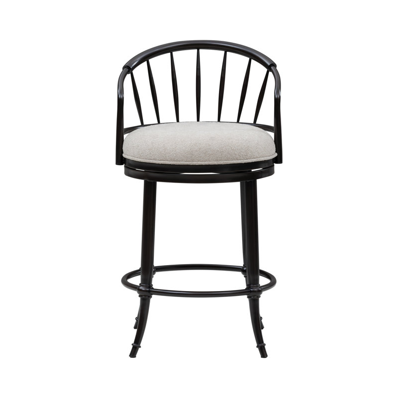 Tabouret de bar pivotant Coombs, Tabouret de comptoir (siège d'une hauteur de 26 p