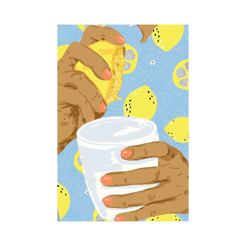Squeeze The Day - Wrapped Canvas Print, 30.48cm H x 20.32cm W