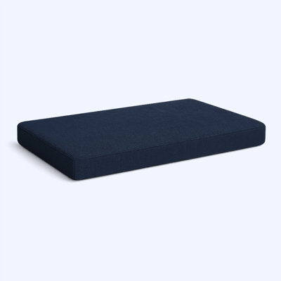 3''H Custom Size Bench Cushion For Indoor/Outdoor with Premium 75D High-Resilience Foam-Without Non-slip bottom