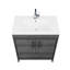 Ensemble de meuble-lavabo simple 30 po Sallisaw-674367640