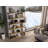 Modern Industrial Bookshelf, Atlantic Pine, 35.4 x 54.3 x 7.9 inches | 100% Chipboard with Metal Edges, Thickness: 0.7 inches | Wall-Mountable Design with Numerous Shelves, Stylish Storage Solution for Home & Office