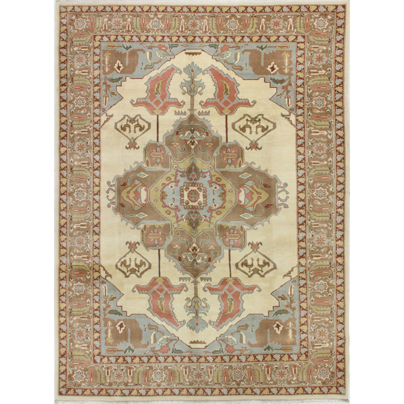 Linlin One-of-a-Kind 9' X 12'5" 1990s Area Rug in Brown