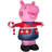 Christmas Inflatable Peppa Pig in Red Holiday Sweater