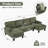 George Oliver 111‘W U-Shaped Sectional-1471534357