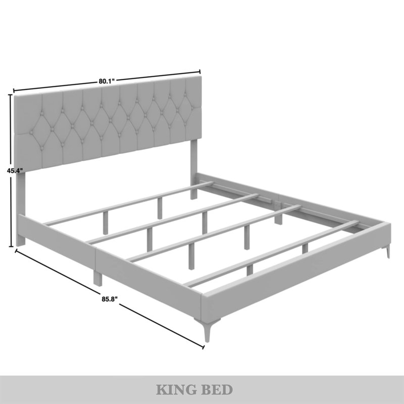 Gatsby Piece Bedroom Set, King, Black
