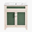 Armoire de salle de bain moderne avec construction robuste et rangement spacieux