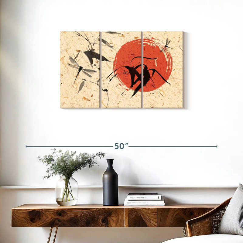 Asian Dragonfly, 20" H x 33" W