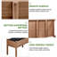 Rectangle Wood  Planter Raised Bed-238315555