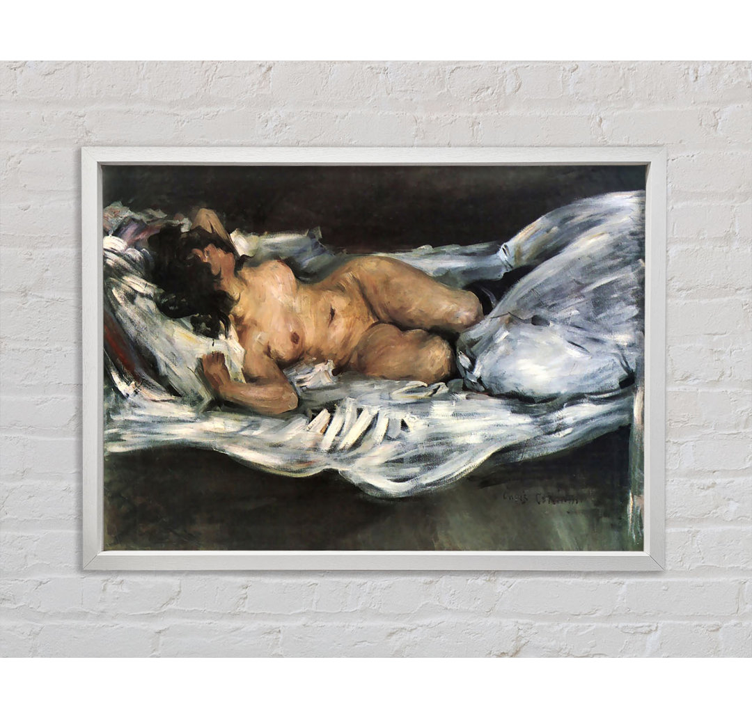 Lovis Corinth Nude - Einzelner Bilderrahmen Kunstdrucke auf Leinwand