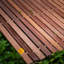 Tapis de bain Roll-up Teak
