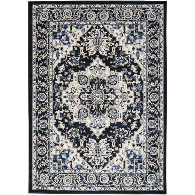 Oriental Indoor Rug, Rectangle 1'10" x 2'10"