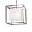 22" Square Kitzi Box Pendant