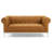 Idyll Tufted Button Upholstered Leather Chesterfield Loveseat-1288000402