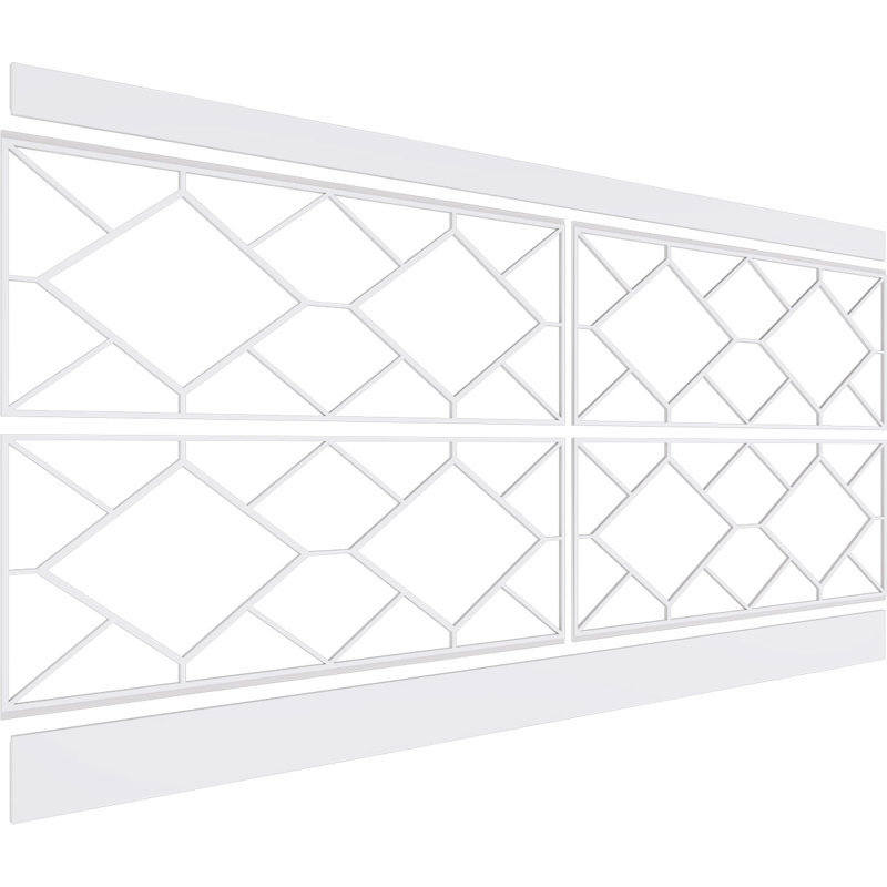 Ensemble de lambris en PVC Hudson, H 44 po x l 94,5 po x P 0,625 po