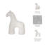 Neutral Textured Horse Decorative Object-909792034-909792032