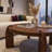 Mason Mod Circular, Solid Wood Coffee Table