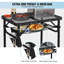 Table pliante pour barbecue, réglable en hauteur