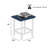 Erlich Rectangular Outdoor Side Table , 14.6 " W 18 " D-1033658155