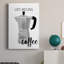 «Begins After Coffee», impression sur toile tendue-1053281460