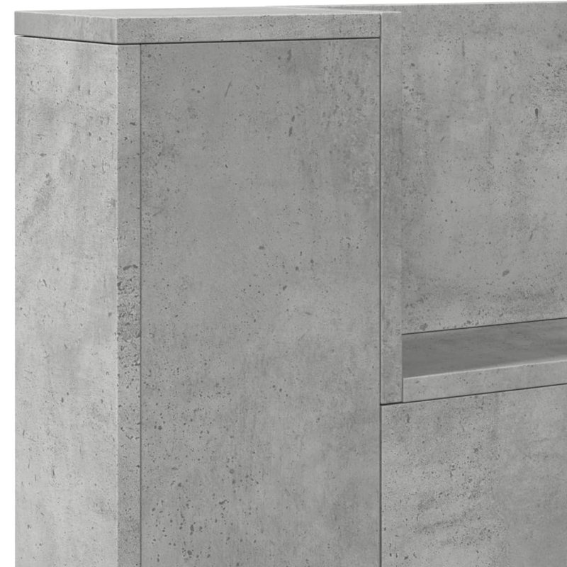 Chezkel Headboard, Extra Large Double - 200 x 220 cm, Concrete Grey