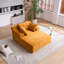 Chaise longue surdimensionnée à l'intérieur, canapé rembourré moderne en velours côtelé à assise profonde avec coussins décoratifs et accoudoirs, canapé-lit-48168226