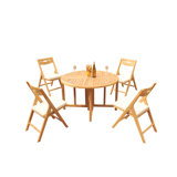 Surfliner Outdoor 4 - Piece Teak Dining Set