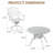 4 - Person Patio Dining Set with Round Table-87776186