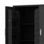 Maximisez l'espace avec une grande armoire de rangement, une tablette réglable, deux portes et tiroirs-113664332