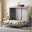 Lit escamotable mural gris (grand lit)-1539037998