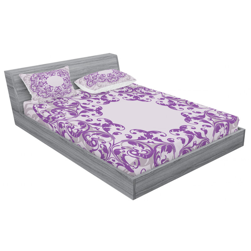 Microfiber Sheet Set, Queen Sheet Set with Fitted Sheet