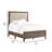 Shannon Panel Bed With Nailhead Trim, Fabric, Wood-115686087-115686088