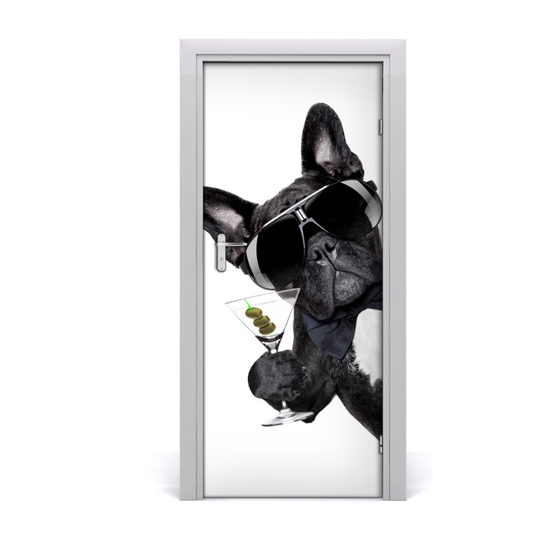 Pies Martini Door Decal, 205cm H x 85cm W