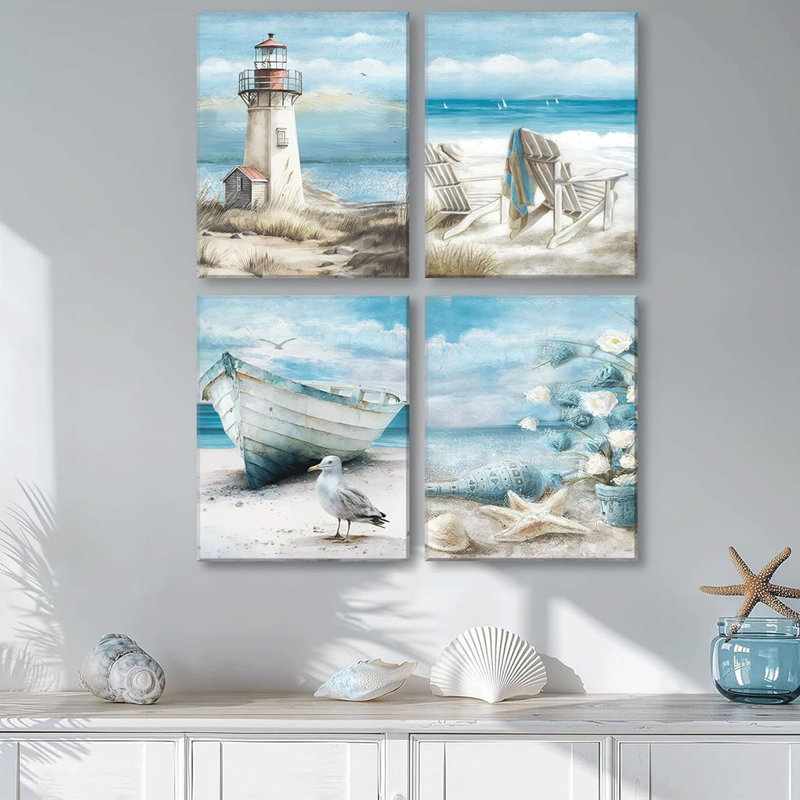 4 Piece Wrapped Canvas Print