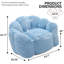 Canapé à compression Lotus, fauteuil à billes pour adultes avec anneau de traction, facile à déplacer, sans installation, adapté au salon et à la chambre à coucher, bleu-900169383