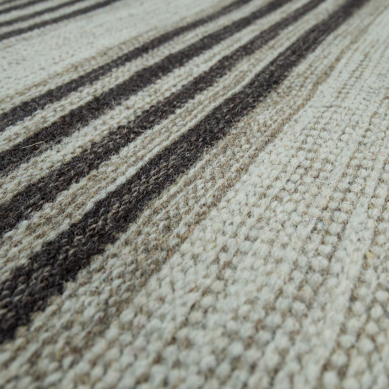 Aster Striped Hand Woven Area Rug, Rectangle 120 x 170cm