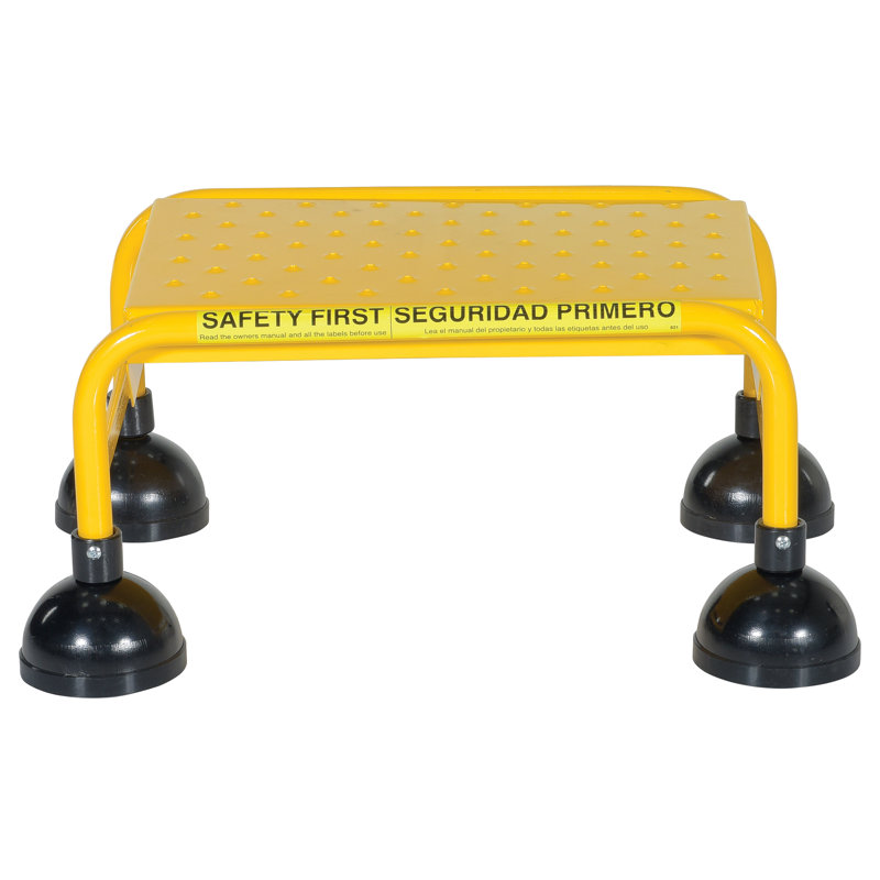 1 - Step Steel Step Stool, Yellow