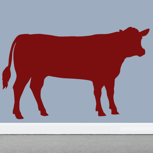 Décalcomanie murale vache, Canneberge